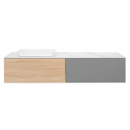 FONTANA Set mobilier baie, mască lavoar, lavoar, top