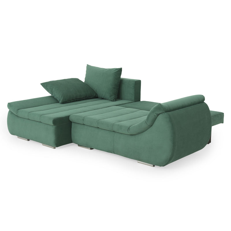 MINIDIAZ Canapea extensibilă, șezlong stânga/dreapta, stofă