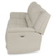 SUNNERST Canapea 3 locuri, 2 reclinere electrice, piele