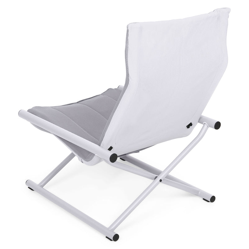 TELAVI Set mobilier terasă/grădină, fotoliu și taburet