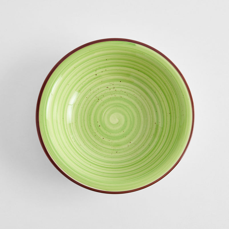 SPIRAL Set veselă, ceramică, 18 piese