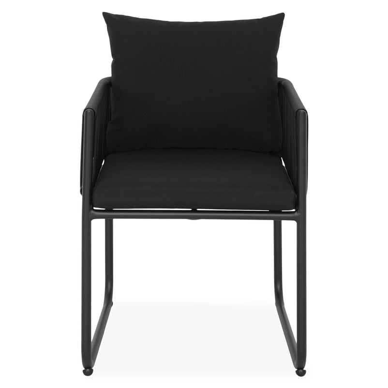 KARL Set mobilier terasă/grădină, 4 scaune și masă