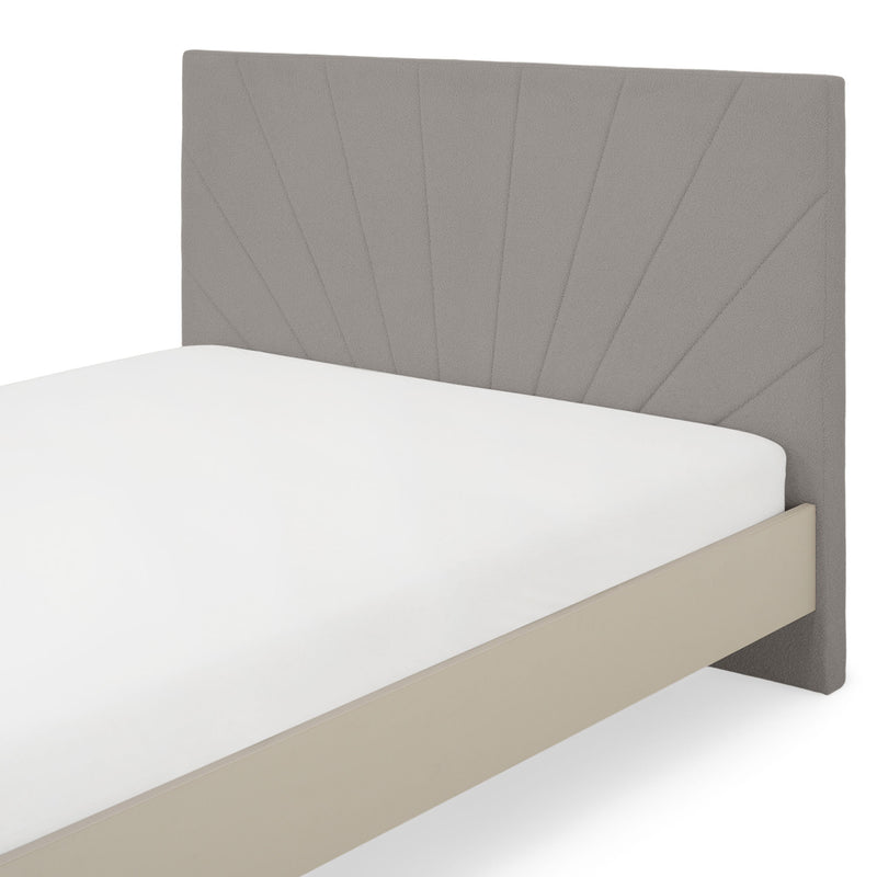 RING Pat cu tăblie tapițată 160x200cm, somieră inclusă