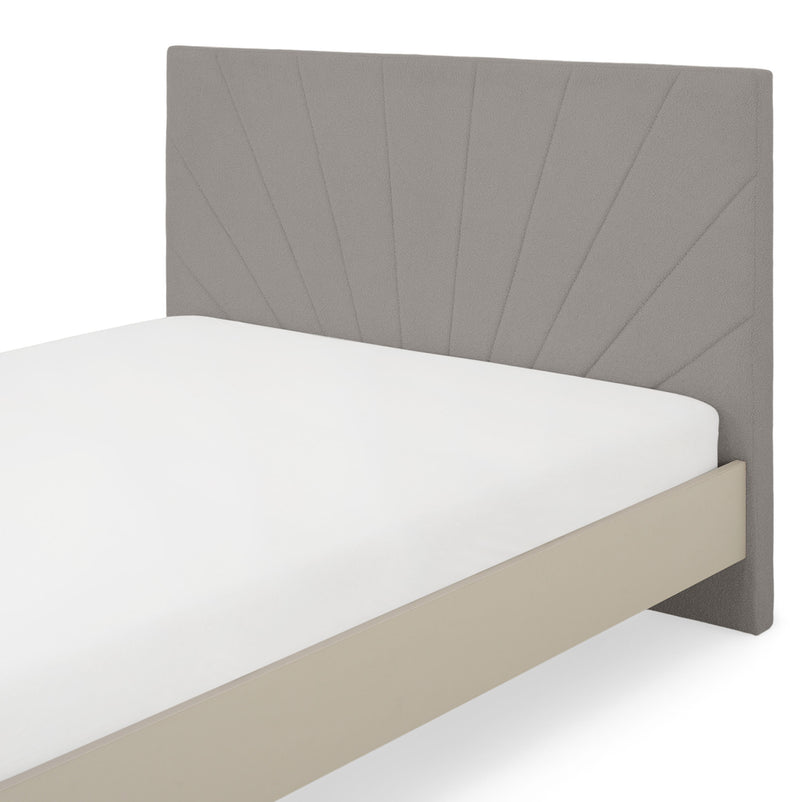 RING Pat cu tăblie tapițată 160x200cm, somieră inclusă