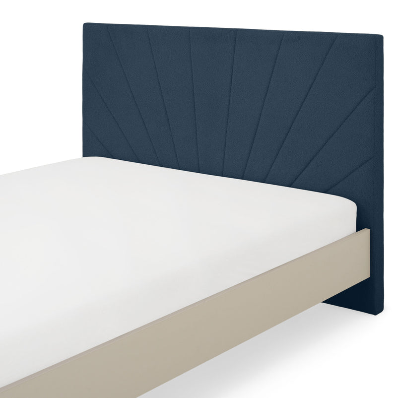 RING Pat cu tăblie tapițată 160x200cm, somieră inclusă