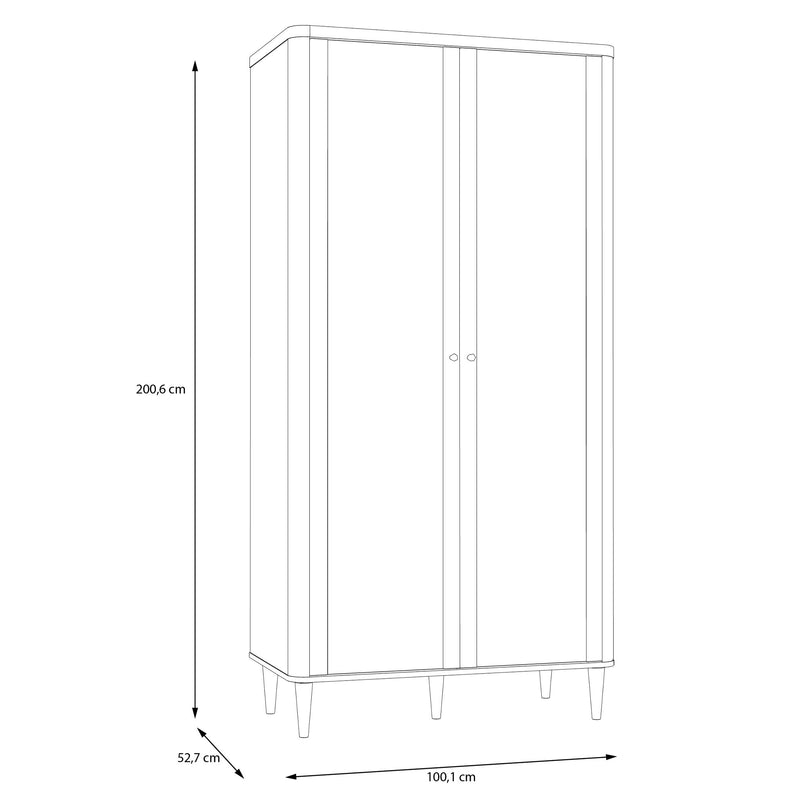 PRISCILLA Dulap 2 uși