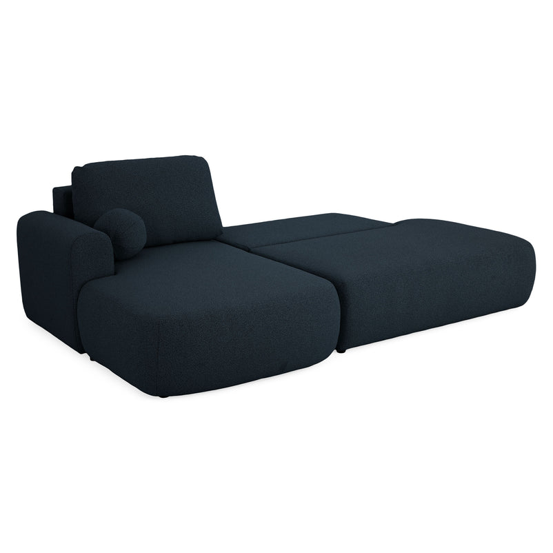 LAON Colțar extensibil, șezlong stânga/dreapta și ladă depozitare, stofă