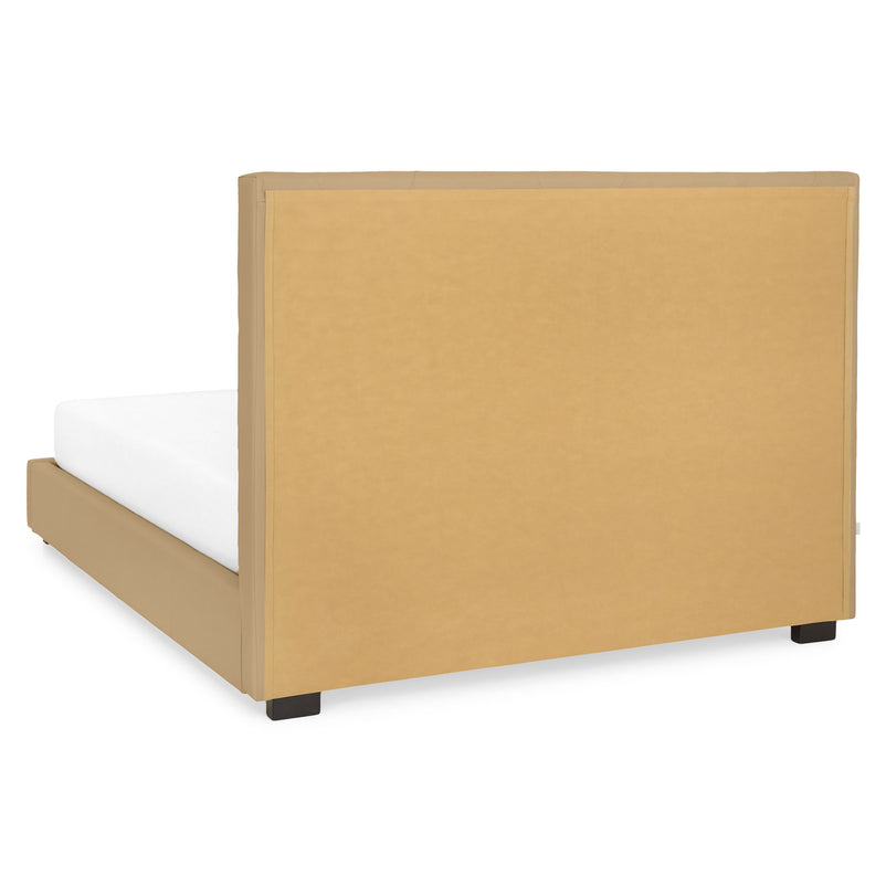 KAITLIN Pat tapițat, 160x200cm, somieră și ladă depozitare incluse