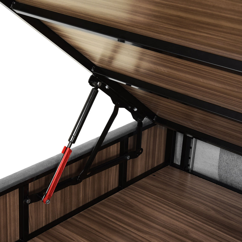 OPERA Pat tapițat, somieră rabatabilă, ladă și saltea incluse