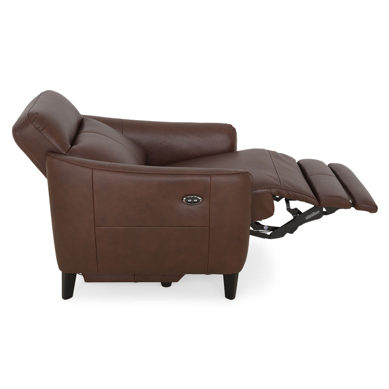 HILLSTON Fotoliu cu recliner electric, piele