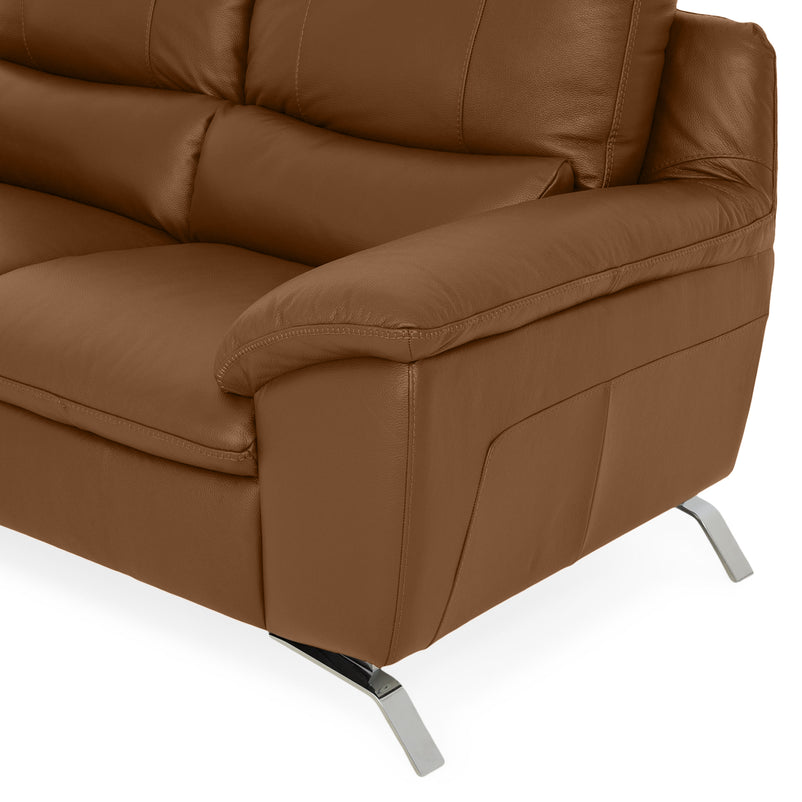 FINDLEY Canapea 2 locuri, piele