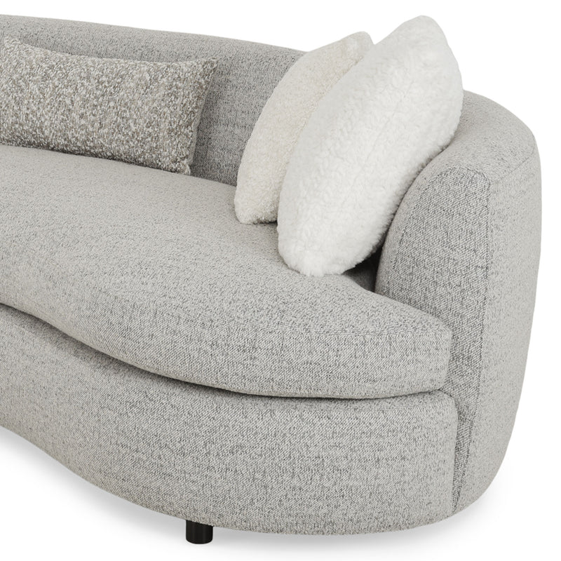 SEDALIA Canapea, 6 perne decor incluse, stofă