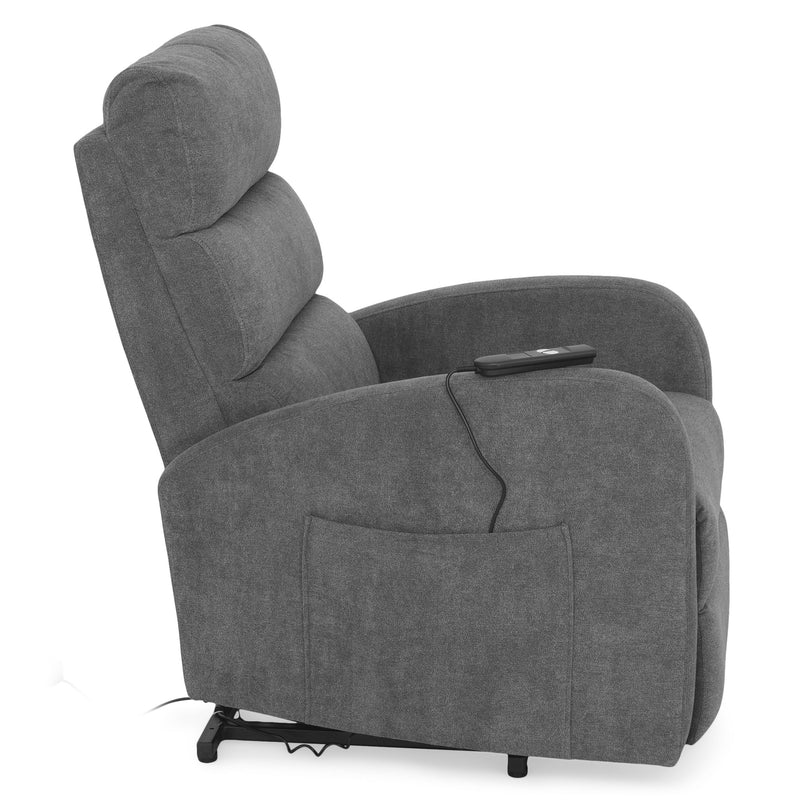 FULTON Fotoliu, lift și recliner electric, stofă