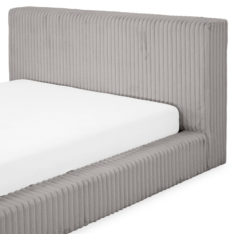 NORDEND Pat tapițat, 160x200cm, somieră rabatabilă și ladă incluse