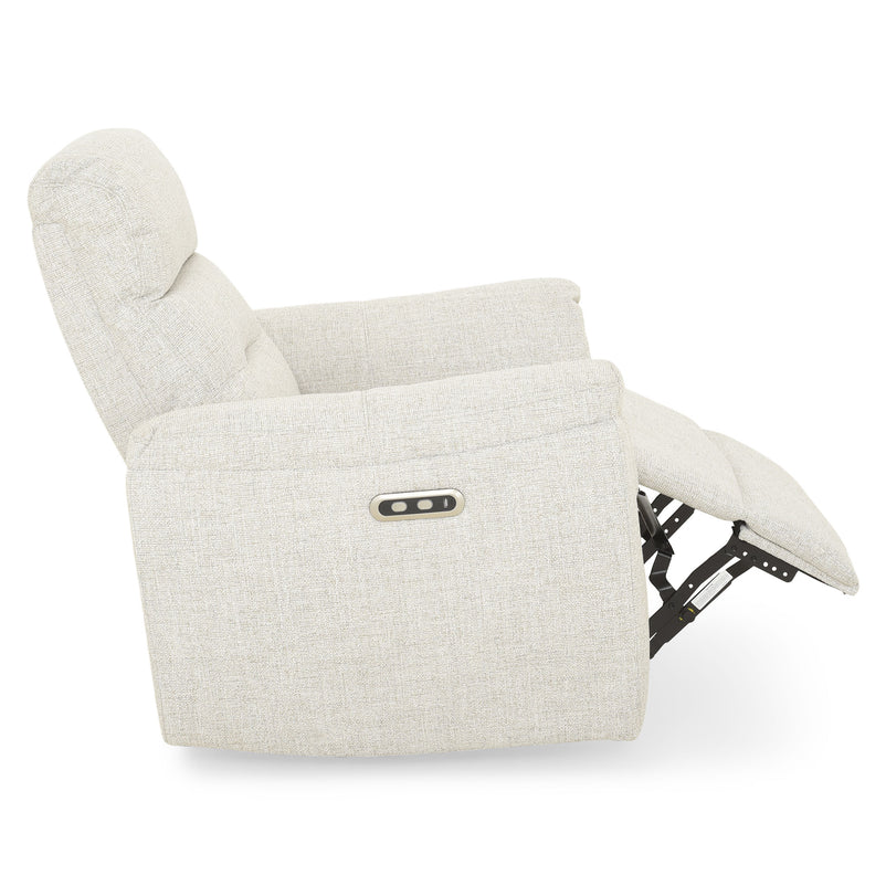 ROSELAND Fotoliu rotativ cu recliner electric și balans, stofă