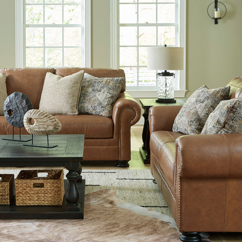 AGNESE Canapea 3 locuri, 4 perne decorative incluse, piele