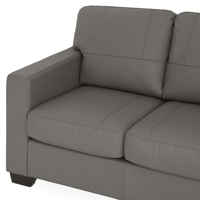 ASWAN Canapea extensibilă, 3 locuri, piele