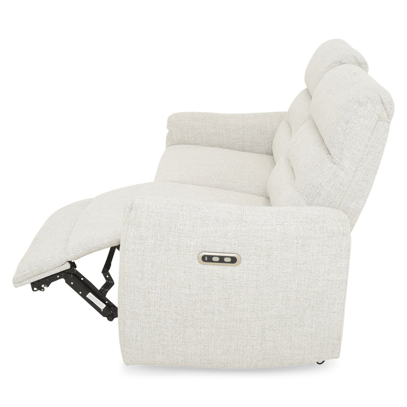 ROSELAND Canapea 3 locuri, 2 reclinere electrice, stofă