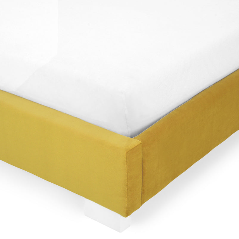 KRONIA Pat tapițat, 160x200cm, somieră inclusă