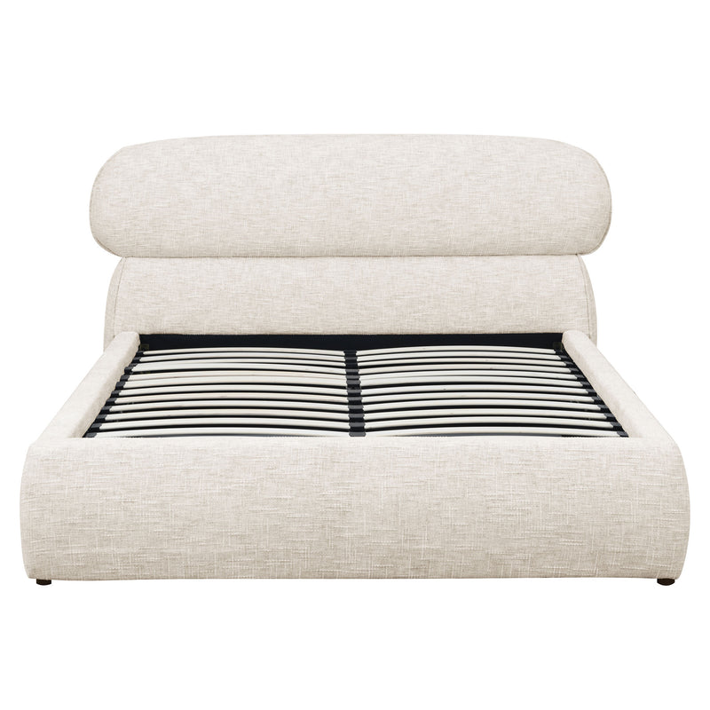 GRETA Pat tapițat, 160x200cm, somieră rabatabilă și ladă depozitare incluse