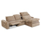 NEW JERSEY Colțar cu șezlong electric stânga/dreapta, 1 recliner electric, mecanism tetieră, USB, stofă
