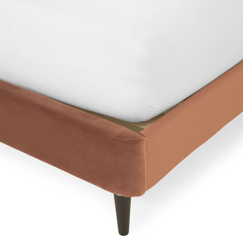 CORNING Pat tapițat, 160x200cm, somieră inclusă