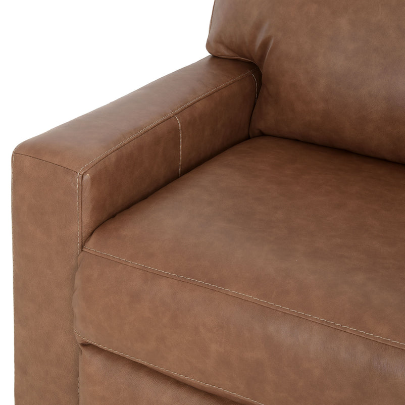 ANSLEY Fotoliu cu recliner manual, piele