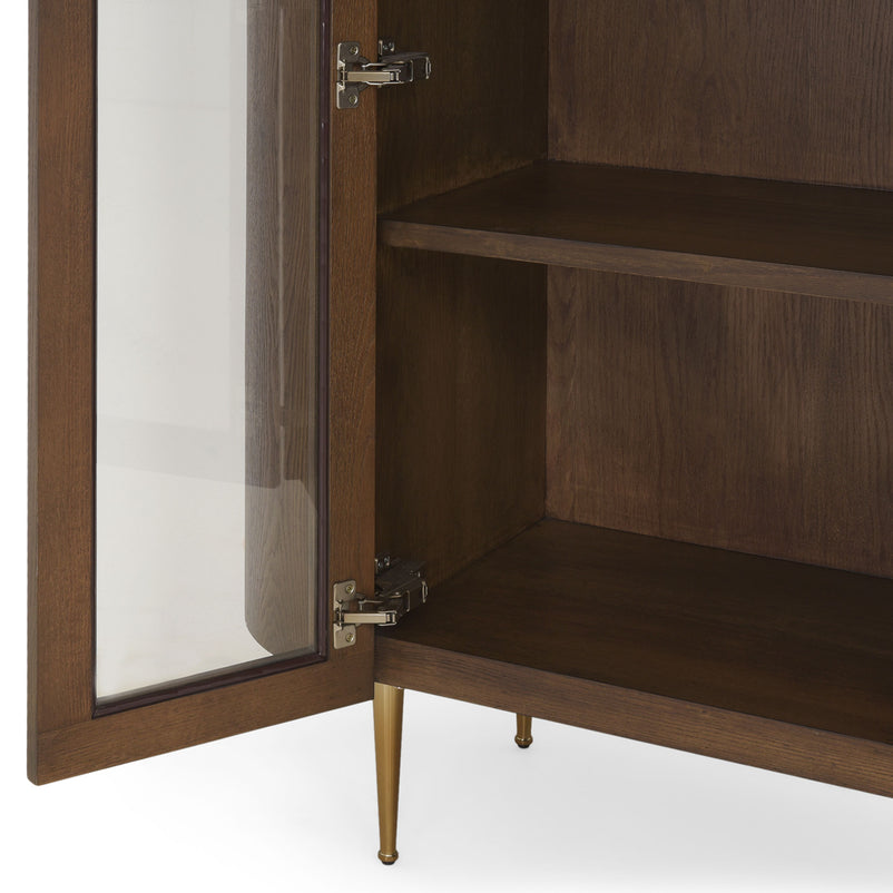 SANFORD Vitrină, 2 uși