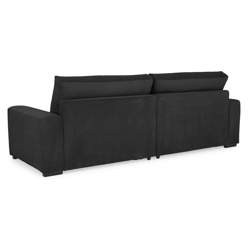WIDE Canapea extensibilă, 4 locuri, stofă