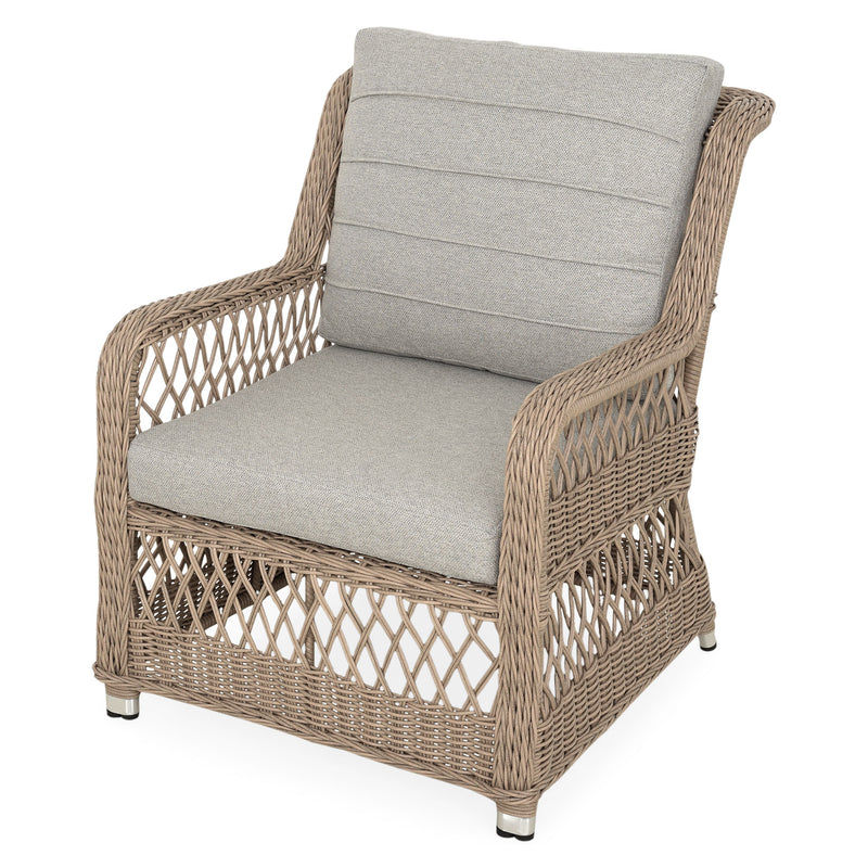 COSETTE Set mobilier terasă/grădină, 2 fotolii, 2 taburete, canapea și masă