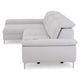 SOUND Colțar șezlong stânga/dreapta, 1 recliner electric și mecanism tetiere, stofă