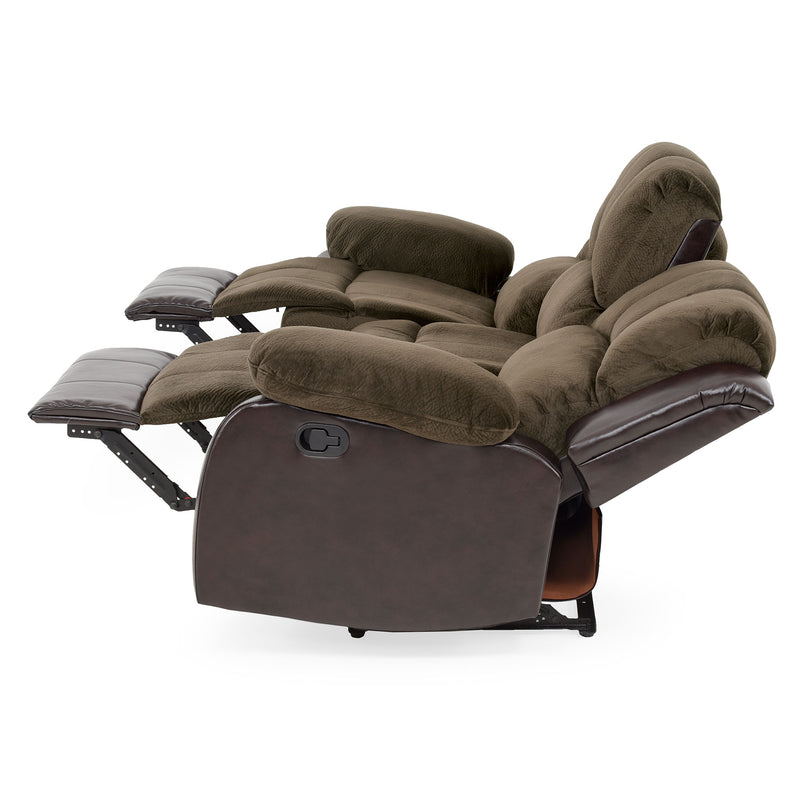 PASADENA Canapea 3 locuri , 2 reclinere manuale, stofă