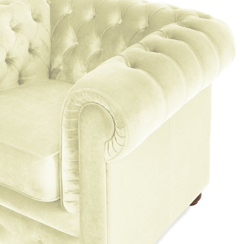 CHESTERFIELD Fotoliu, stofă - Articol resigilat