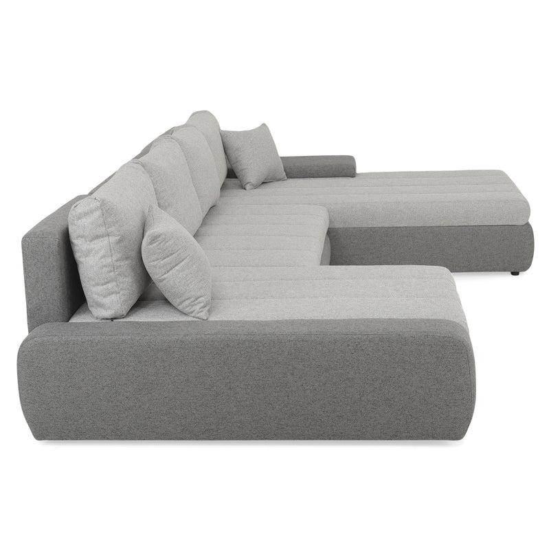 AURA Ansamblu colț extensibil stânga/dreapta, stofă