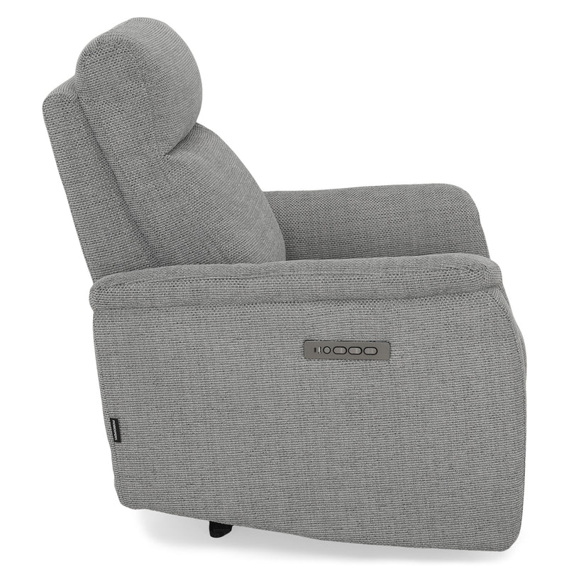 BARTON Fotoliu cu recliner electric, stofă