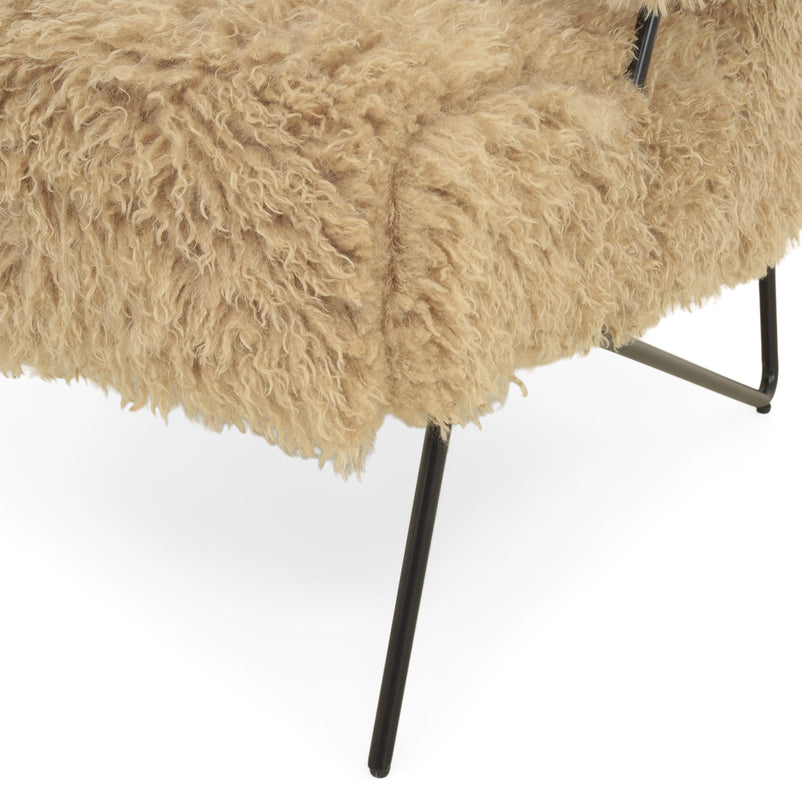 ATKA Fotoliu, imitație blană