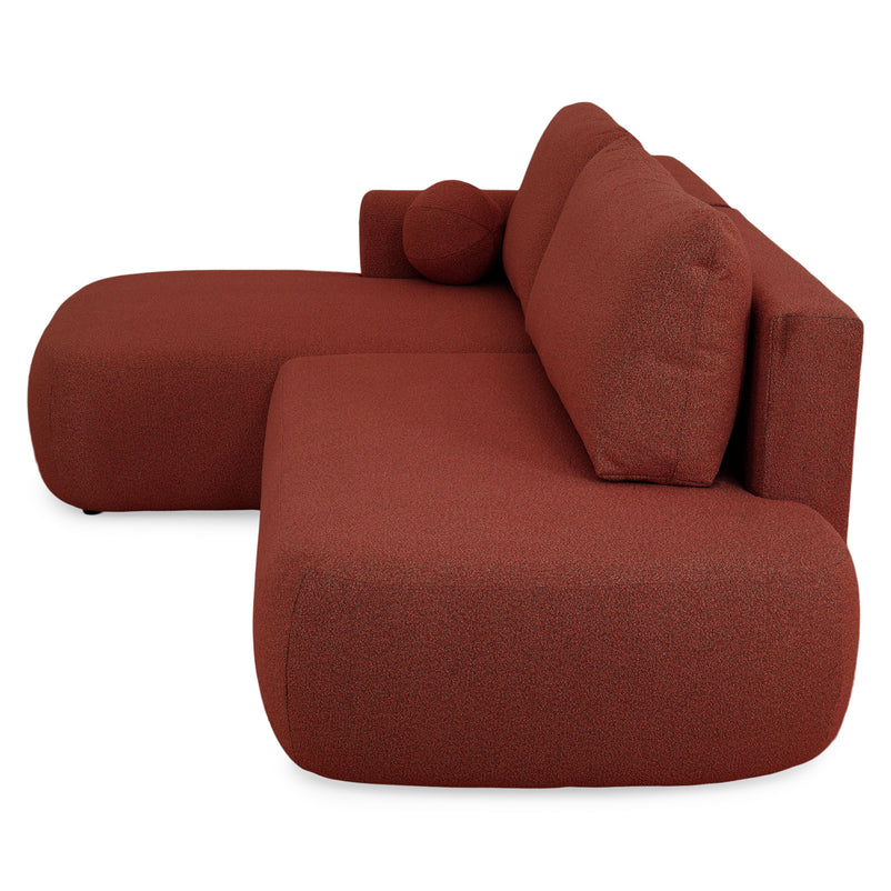 LAON Colțar extensibil, șezlong stânga/dreapta și ladă depozitare, stofă