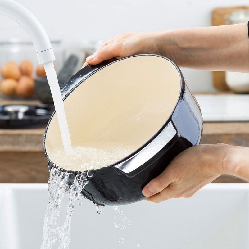 KITCHEN AID Oală cu capac, fontă, D.22cm