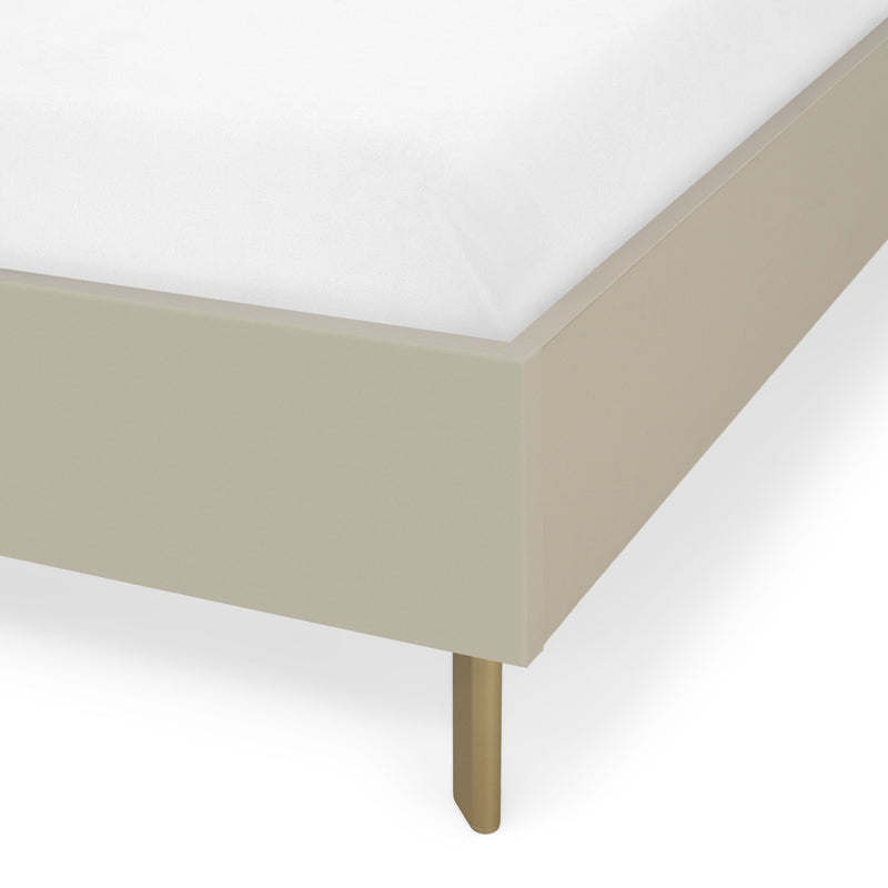 RING Pat cu tăblie tapițată 160x200cm, somieră inclusă