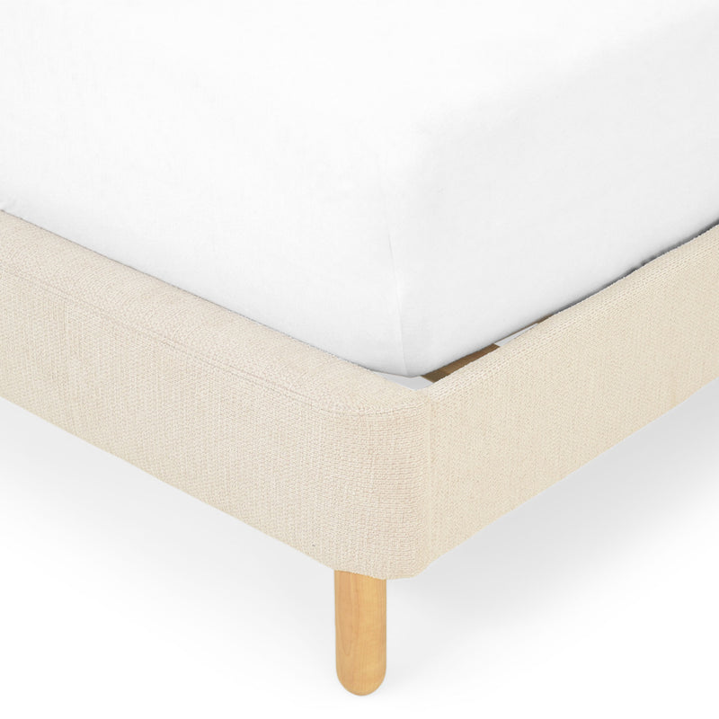 MINEOLA Pat tapițat, 160x200cm, somieră inclusă