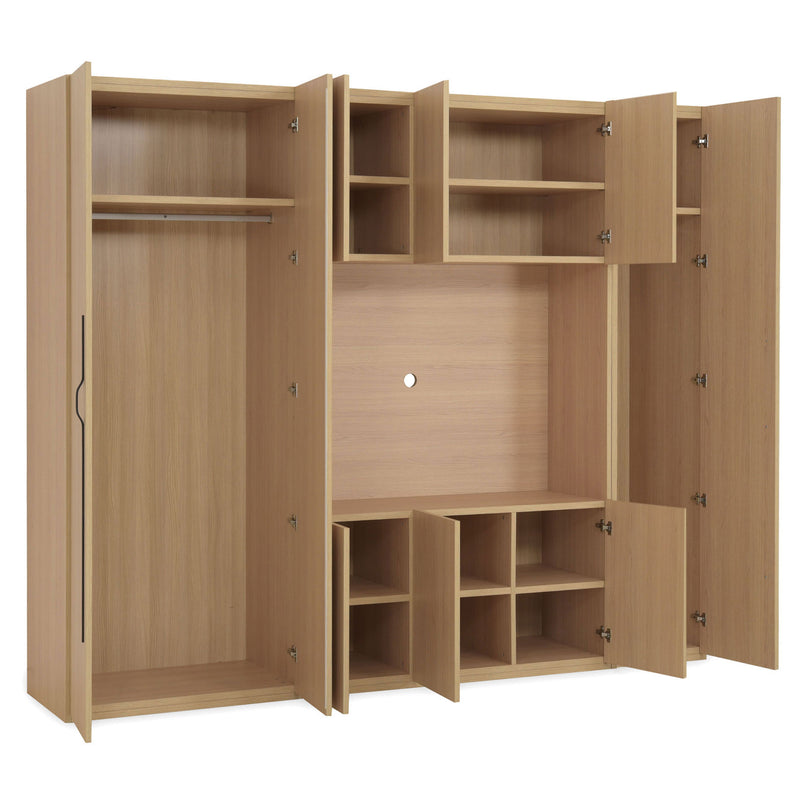 COMPACT Dressing 9 uși, spațiu TV