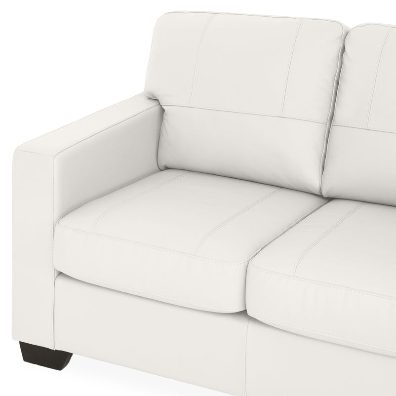 ASWAN Canapea extensibilă, 3 locuri, piele