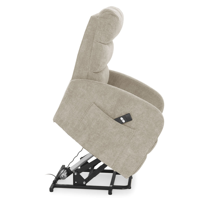 FULTON Fotoliu, lift și recliner electric, stofă