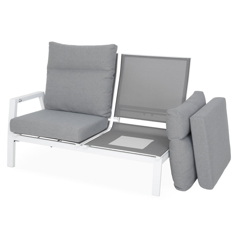 SALZBURG Set mobilier terasă/grădină, 2 canapele