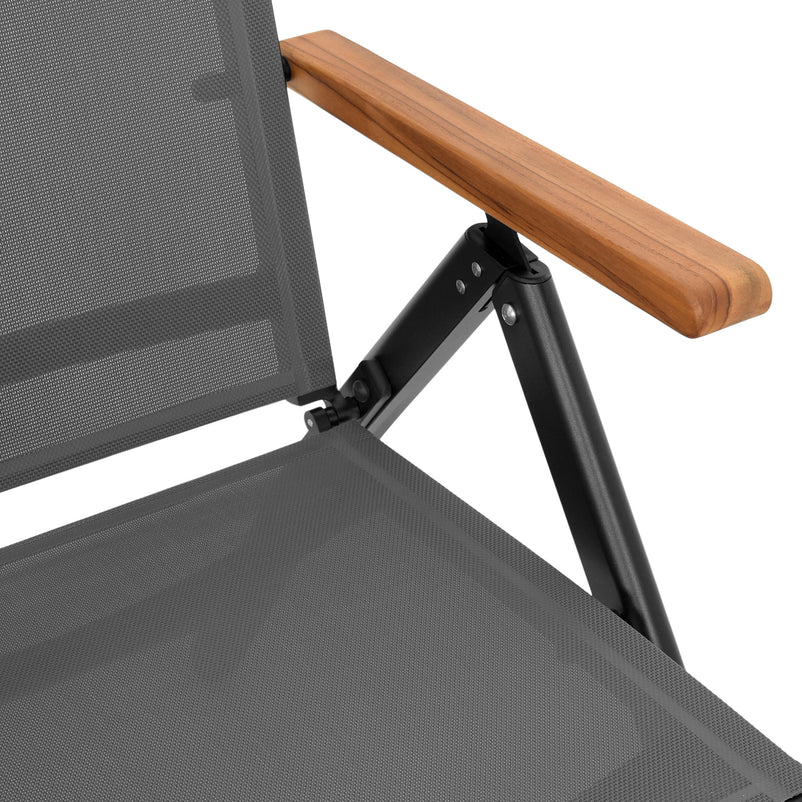 EASY Scaun cu spătar reglabil și pliabil exterior