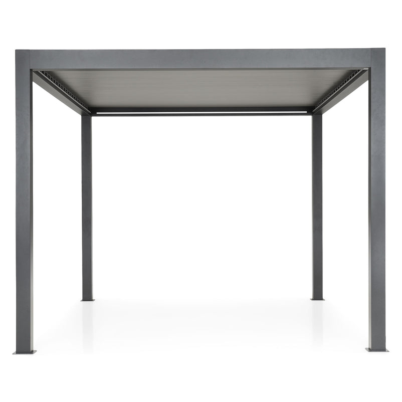 ROSARIO Pergolă bioclimatică motorizată cu acoperiș retractabil