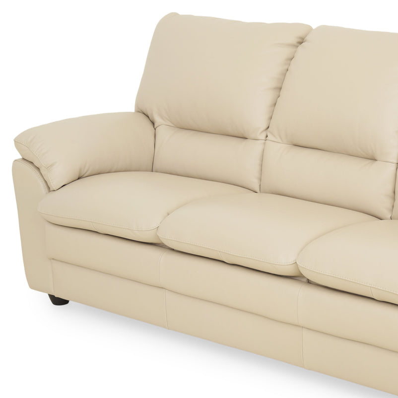 MANDY Canapea extensibilă, 3 locuri, piele