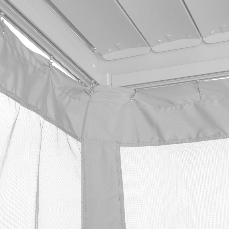 MIRADOR GOLD Set șină, perdele și plasă țânțari