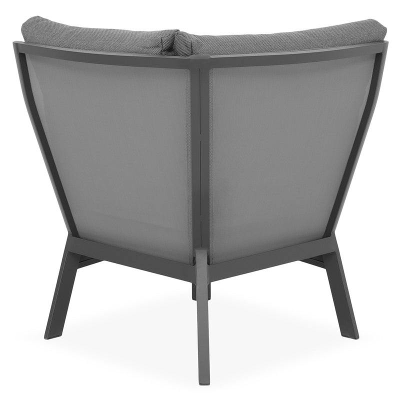 SALZBURG Set mobilier terasă/grădină, element colț și element central