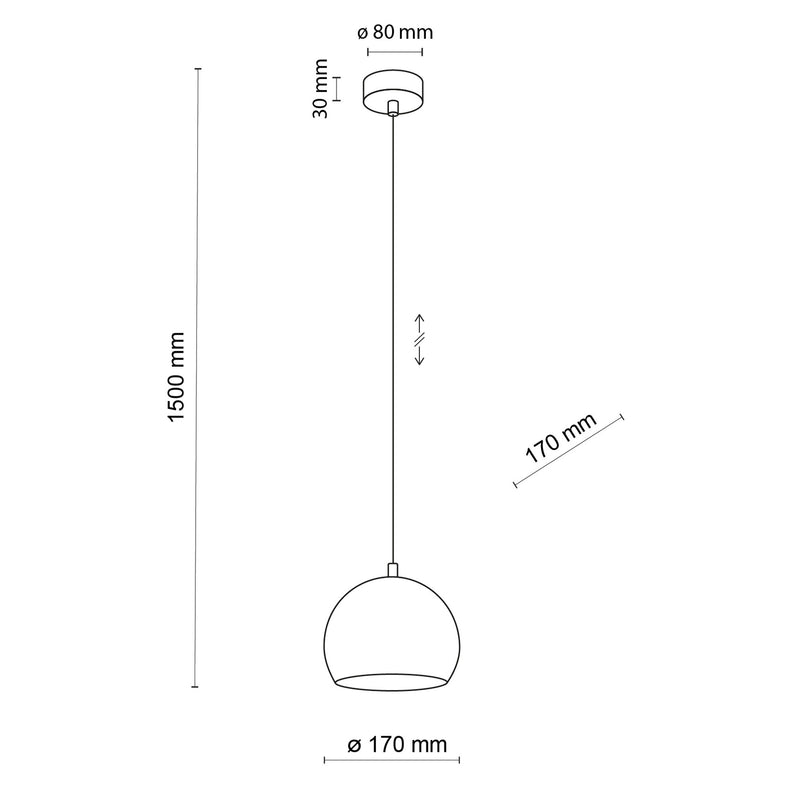 ZOE Pendul 1x15W E27